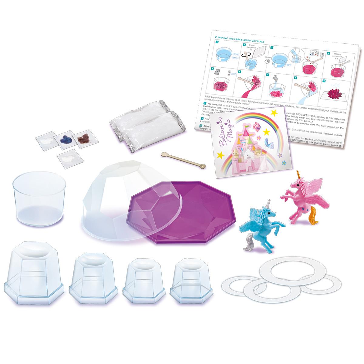4M KidzLabs Crystal Growing Magical Unicorn Crystal Terrarium