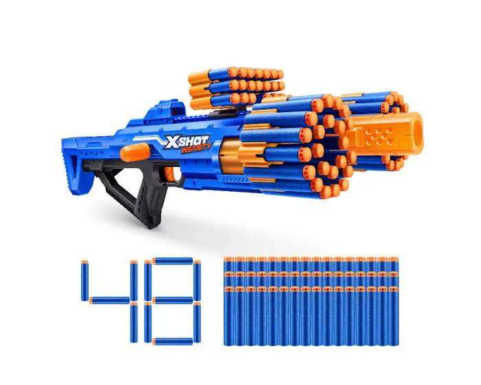 Zuru X-Shot Insanity-Berzerko 6 Shot, 48 ammusta