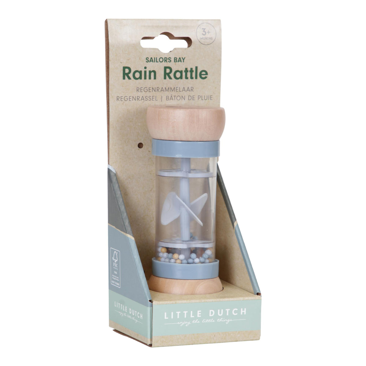 Little Dutch Sailors Bay Rain Rattle Helistin