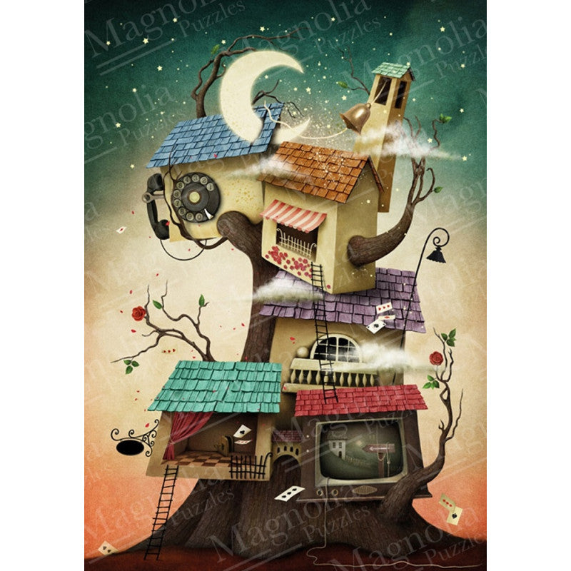 Magnolia Puzzles 1000 Palan Palapeli House on the Tree