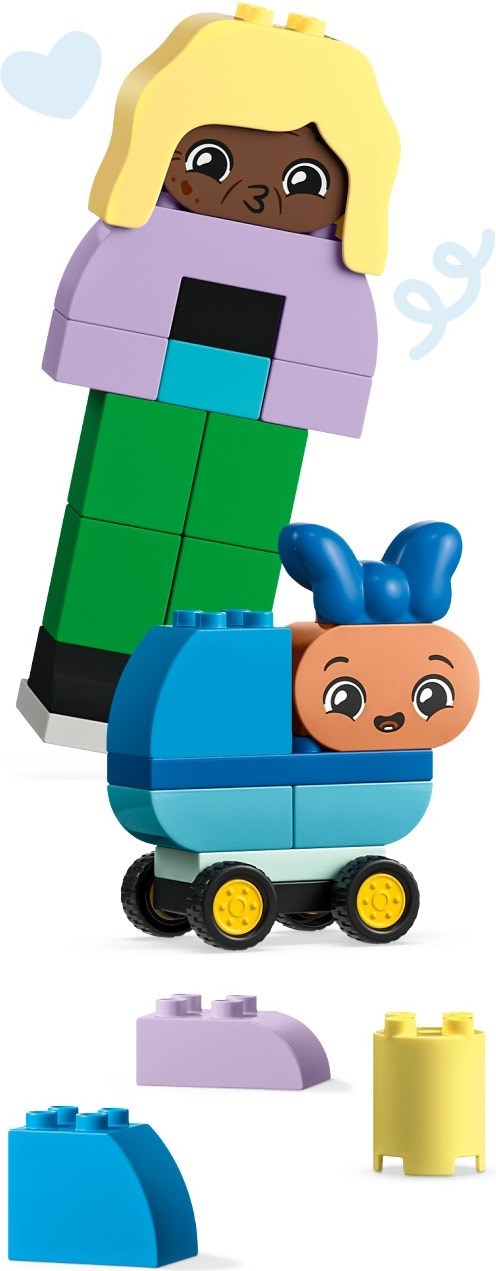 LEGO Duplo 10423 Rakenna Ihmisiä Isoine Tunteineen