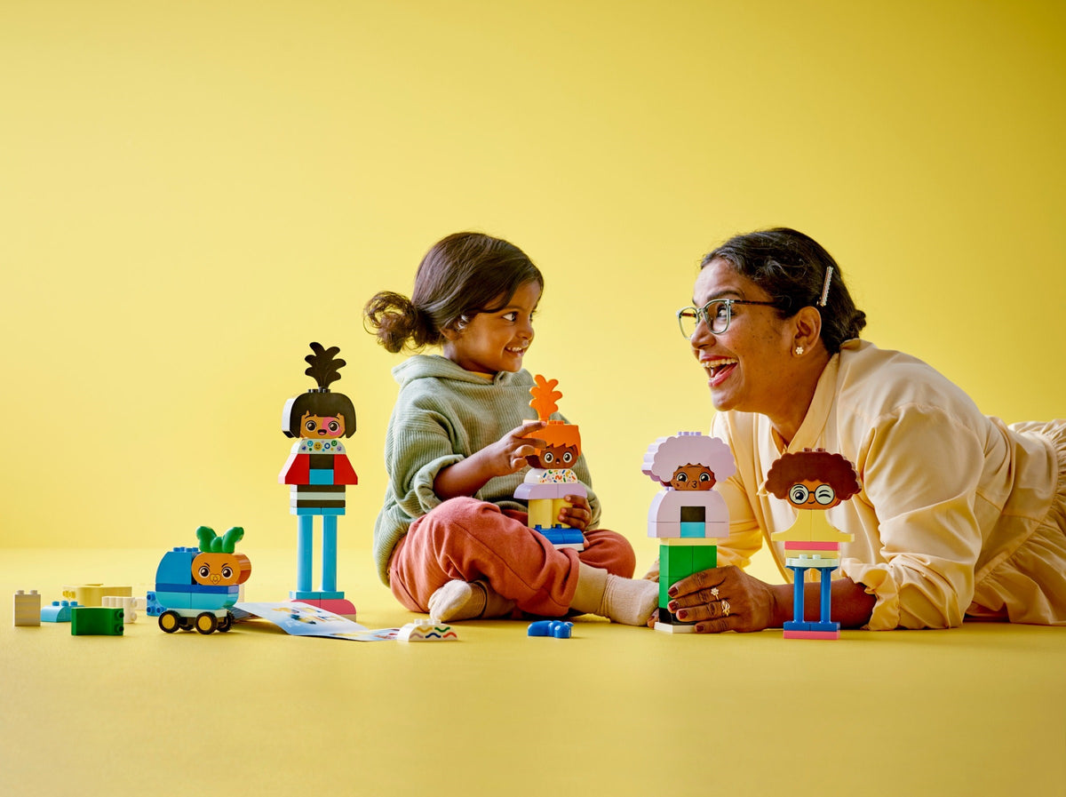 LEGO Duplo 10423 Rakenna Ihmisiä Isoine Tunteineen