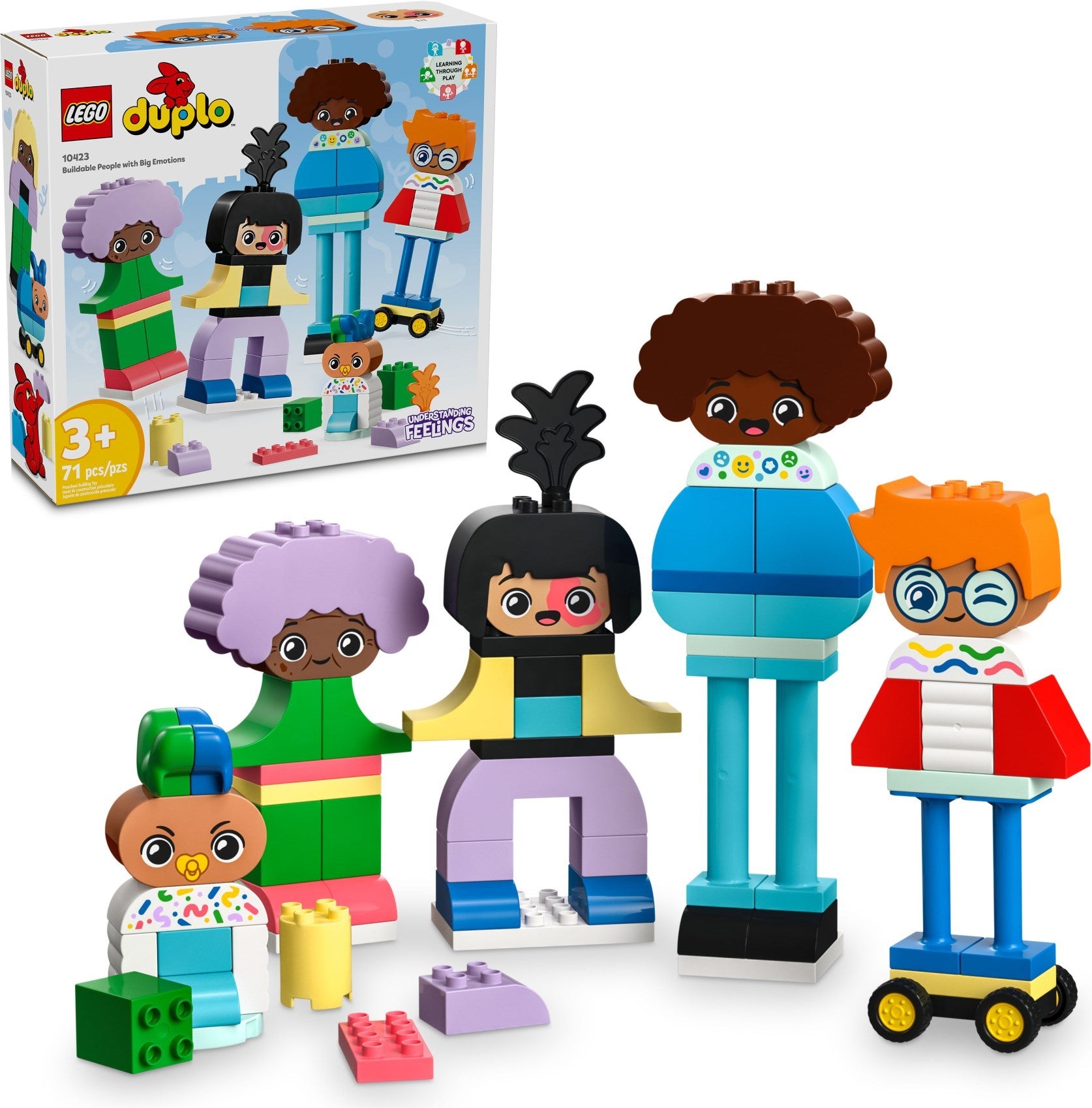 LEGO Duplo 10423 Rakenna Ihmisiä Isoine Tunteineen