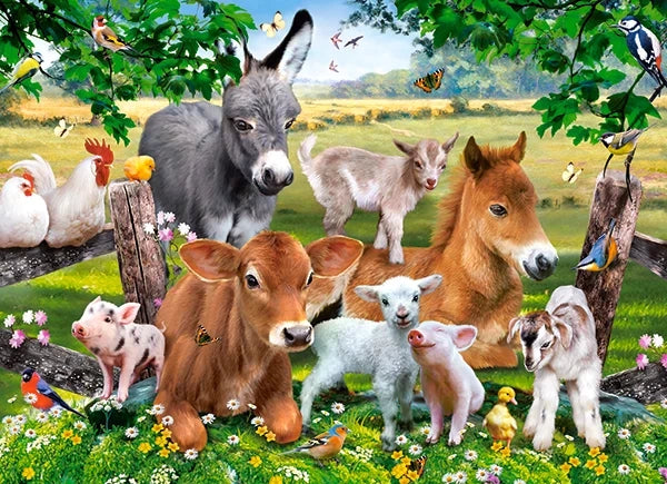 Castorland Palapeli 100 Palaa On the Farm