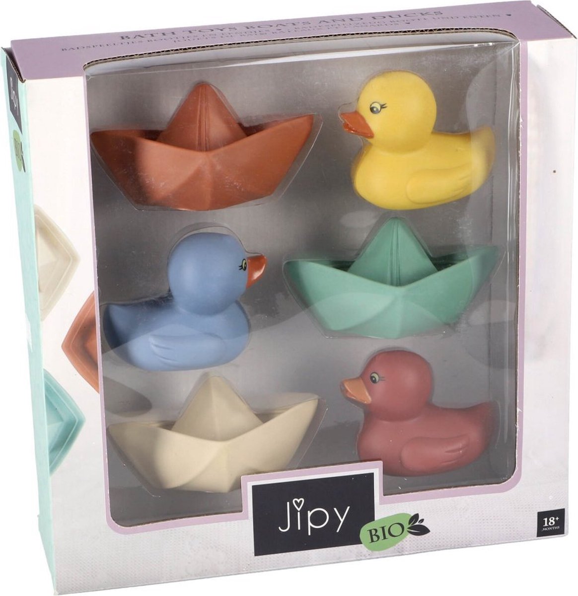 Jipy Bio Lasten Kylpylelusetti 6 Osaa