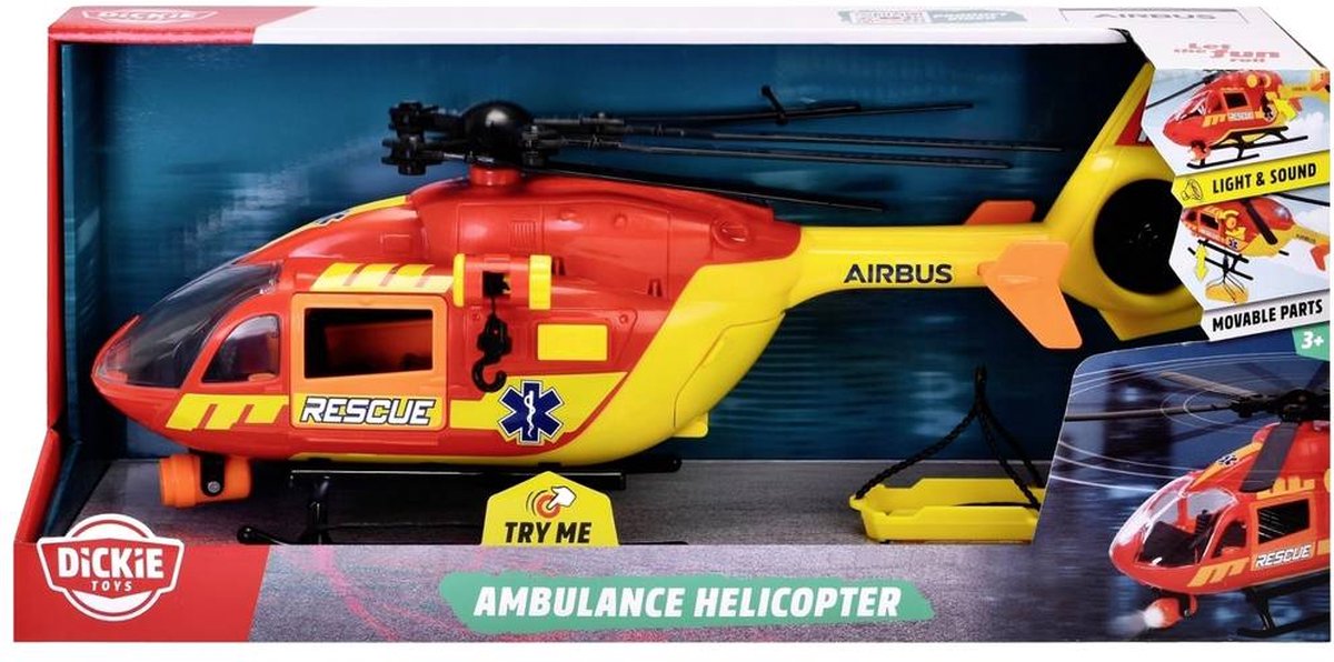 Dickie Toys Ambulanssihelikopteri Valolla ja Äänillä 36cm