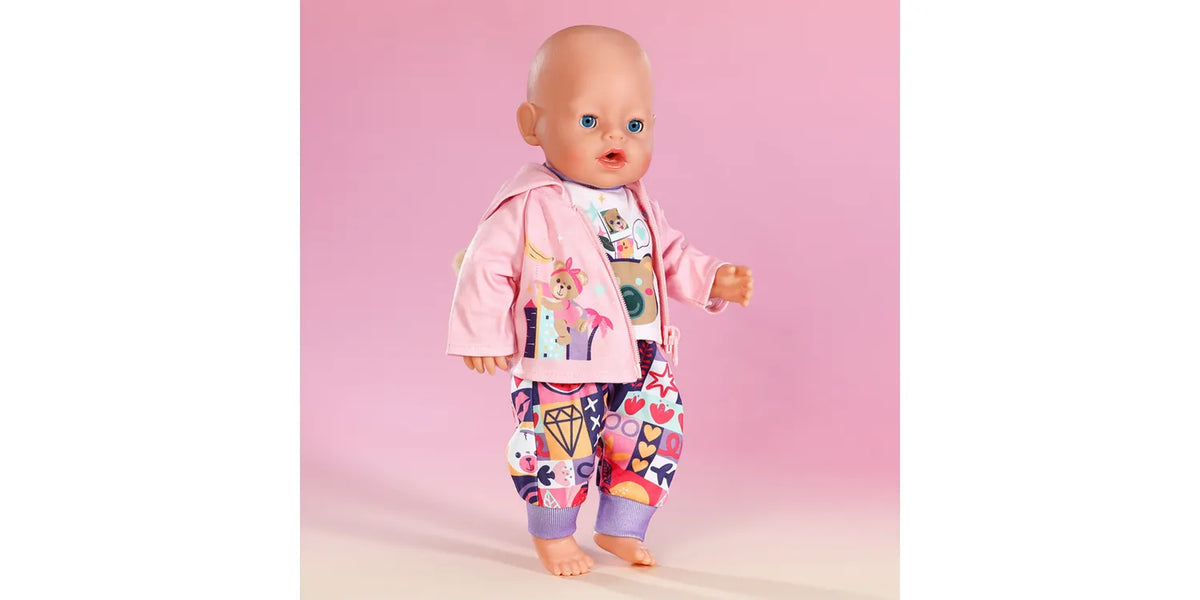 Baby Born Nukenvaate Huppari, Housut ja T-paita 43cm