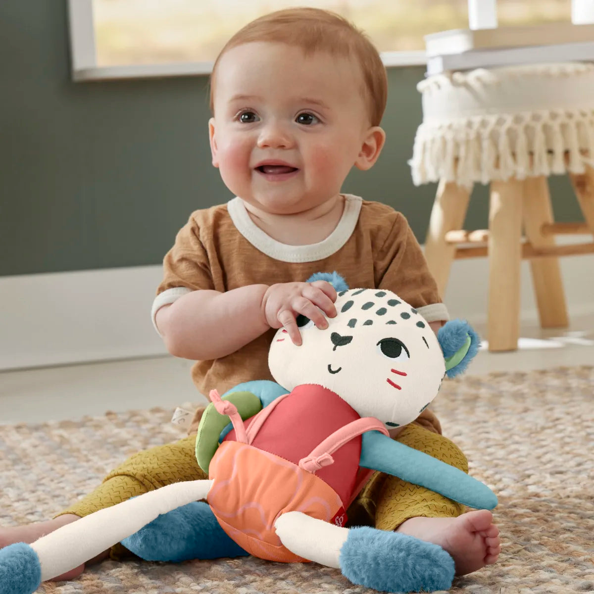 Fisher-Price Planet Friends Lumileopardi AKtiviteettipehmo