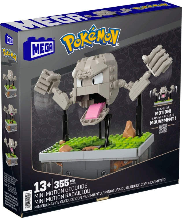 Mega Blox Pokemon MIni Motion Geodude Rakennussetti
