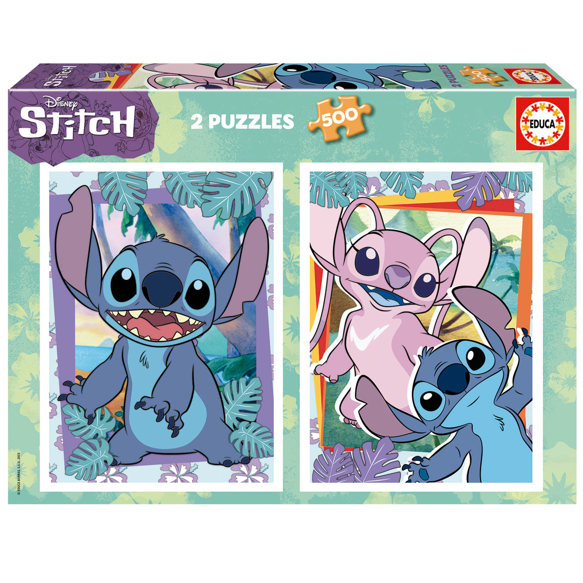 Educa Disney Stitch 2x500 Palan Palapeli