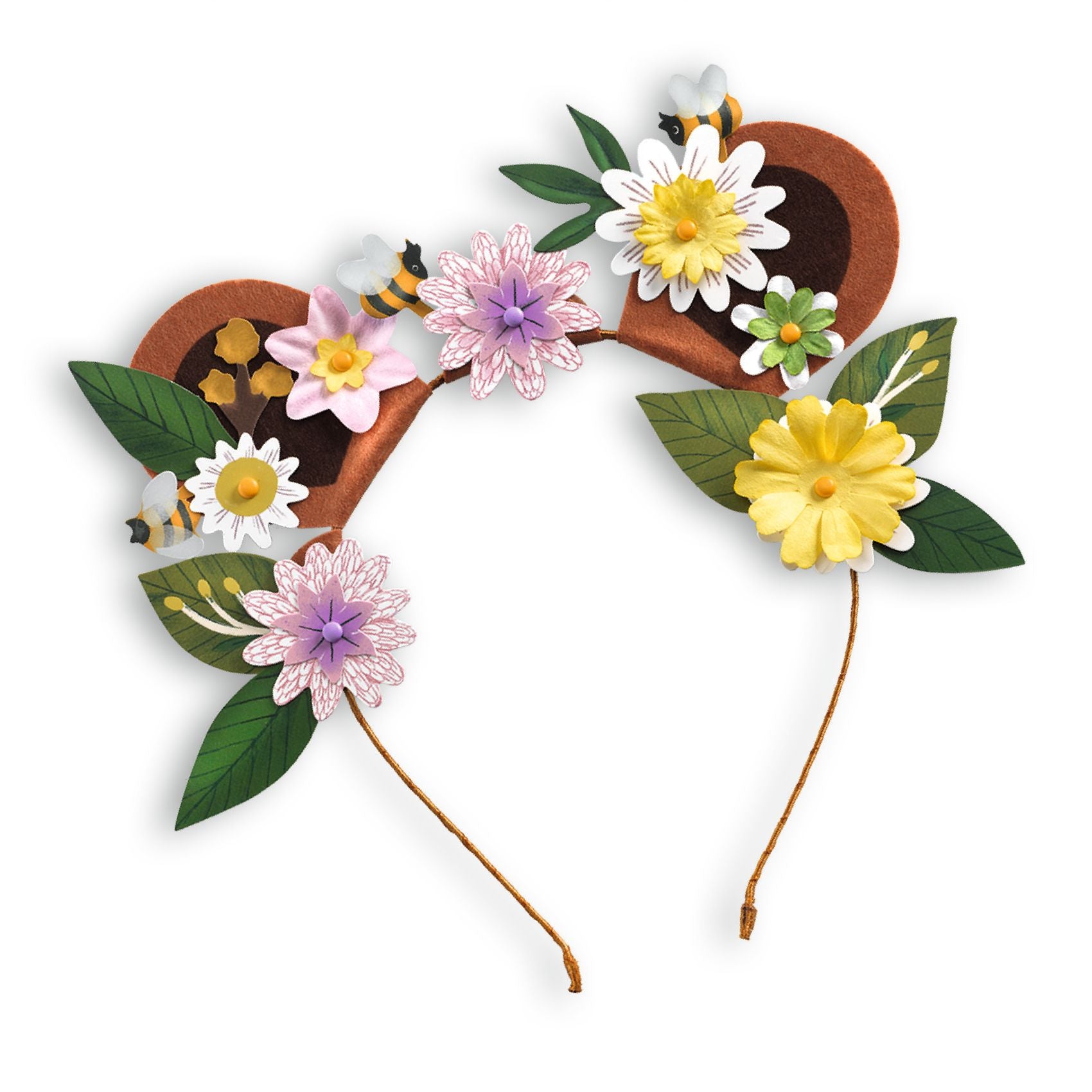 Djeco Tee-Se-Itse Hiuspanta Flower Friends
