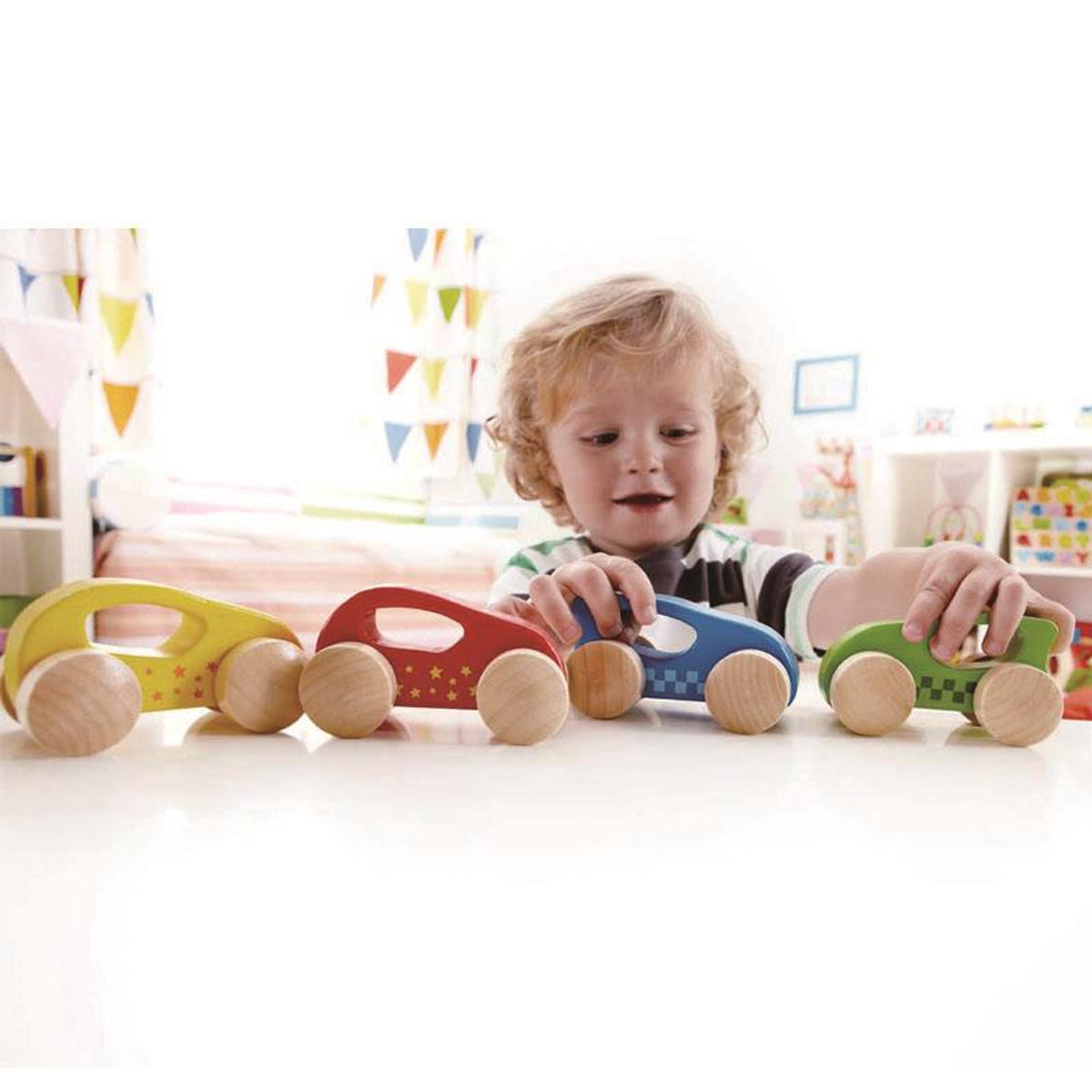 Hape Puinen Kilpa-Auto/Ensiauto Lajitelma