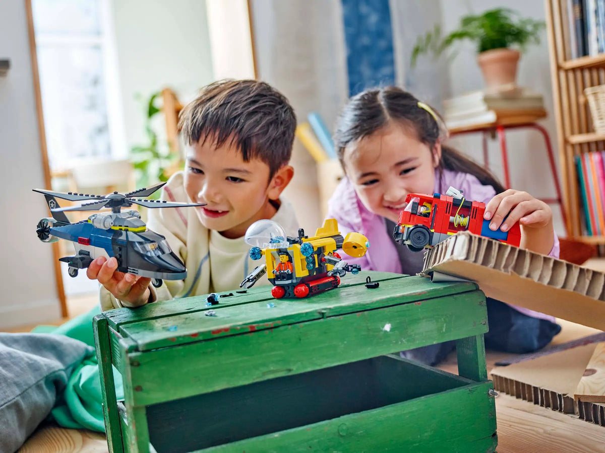 LEGO City 60462 Helikopteri, Paloauto ja Sukellusvene