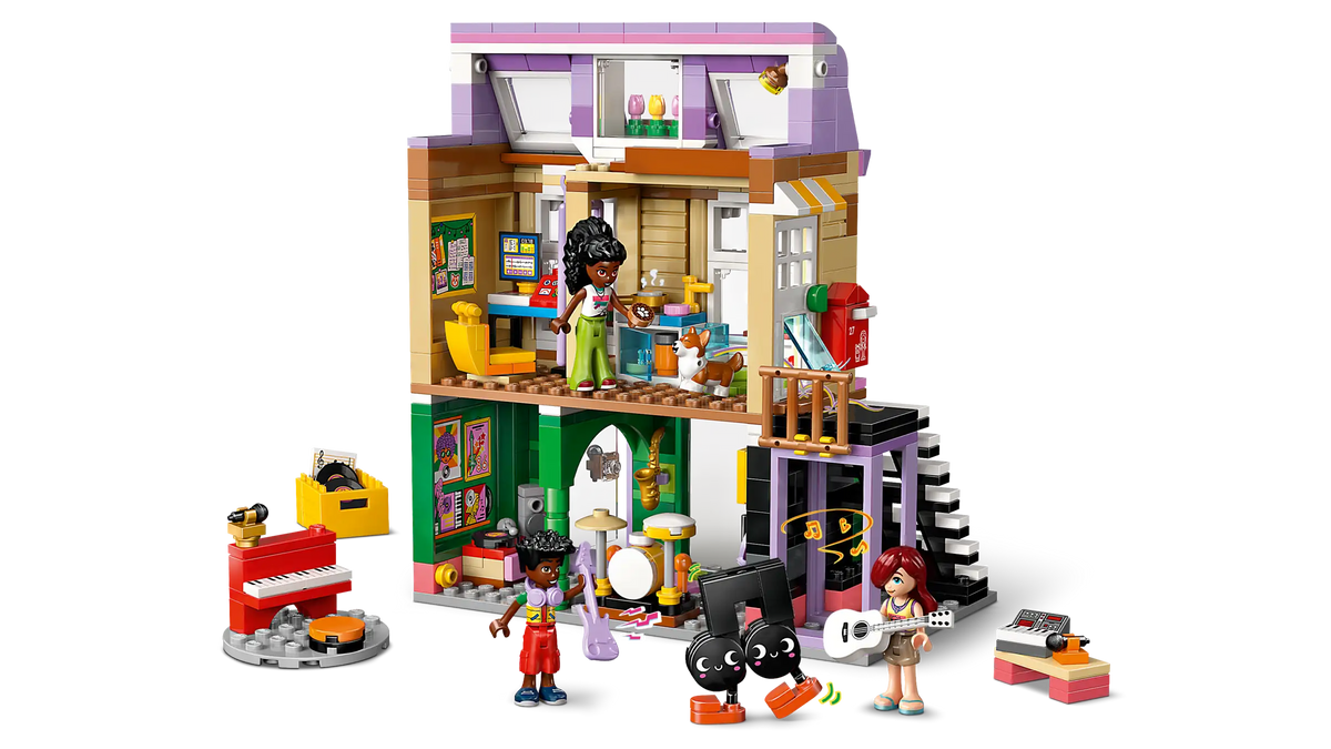 LEGO Friends 42653 Musiikkikauppa ja Asunto