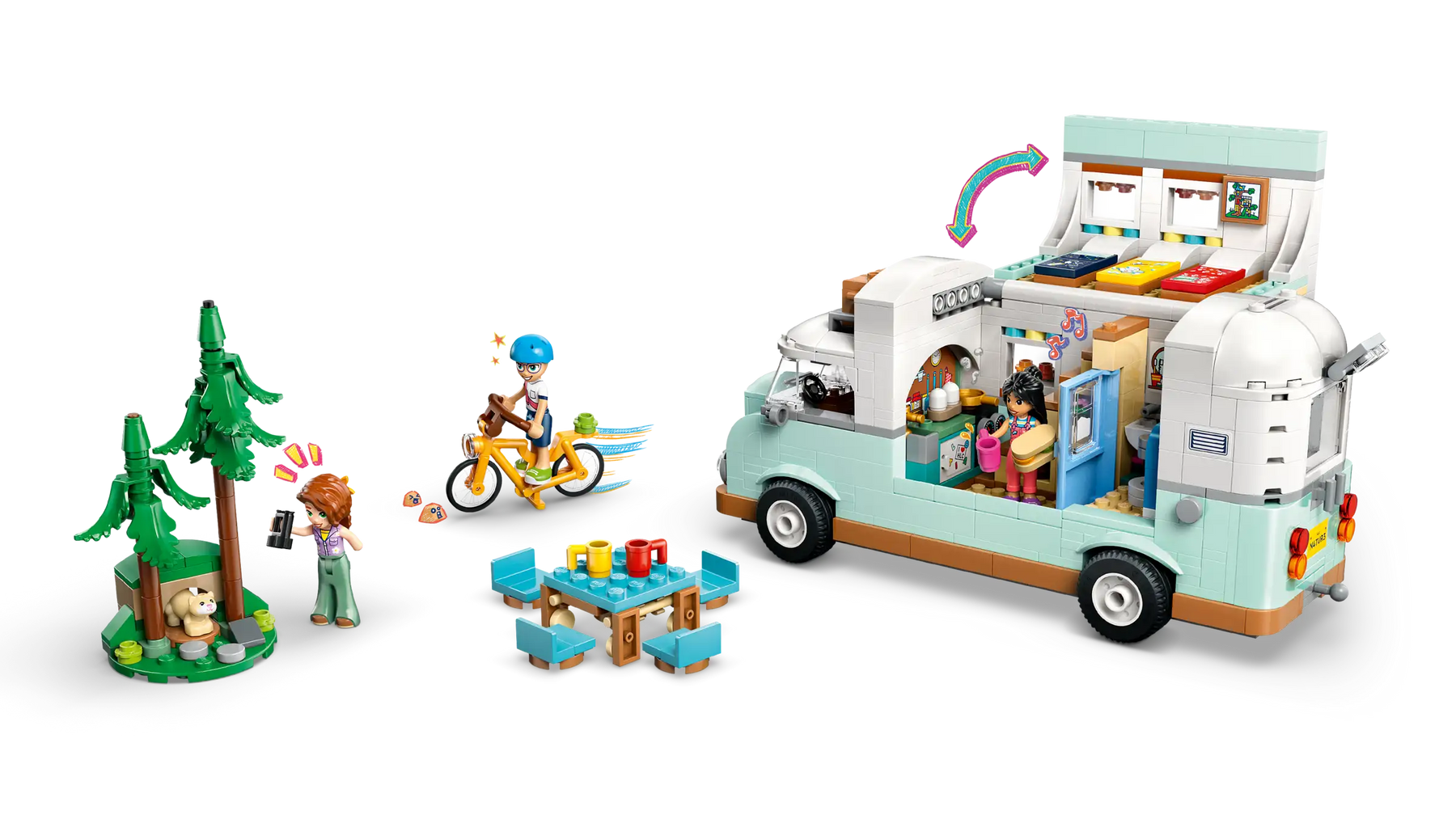 LEGO Friends 42663 Ystävien Seikkailu Matkailuautolla