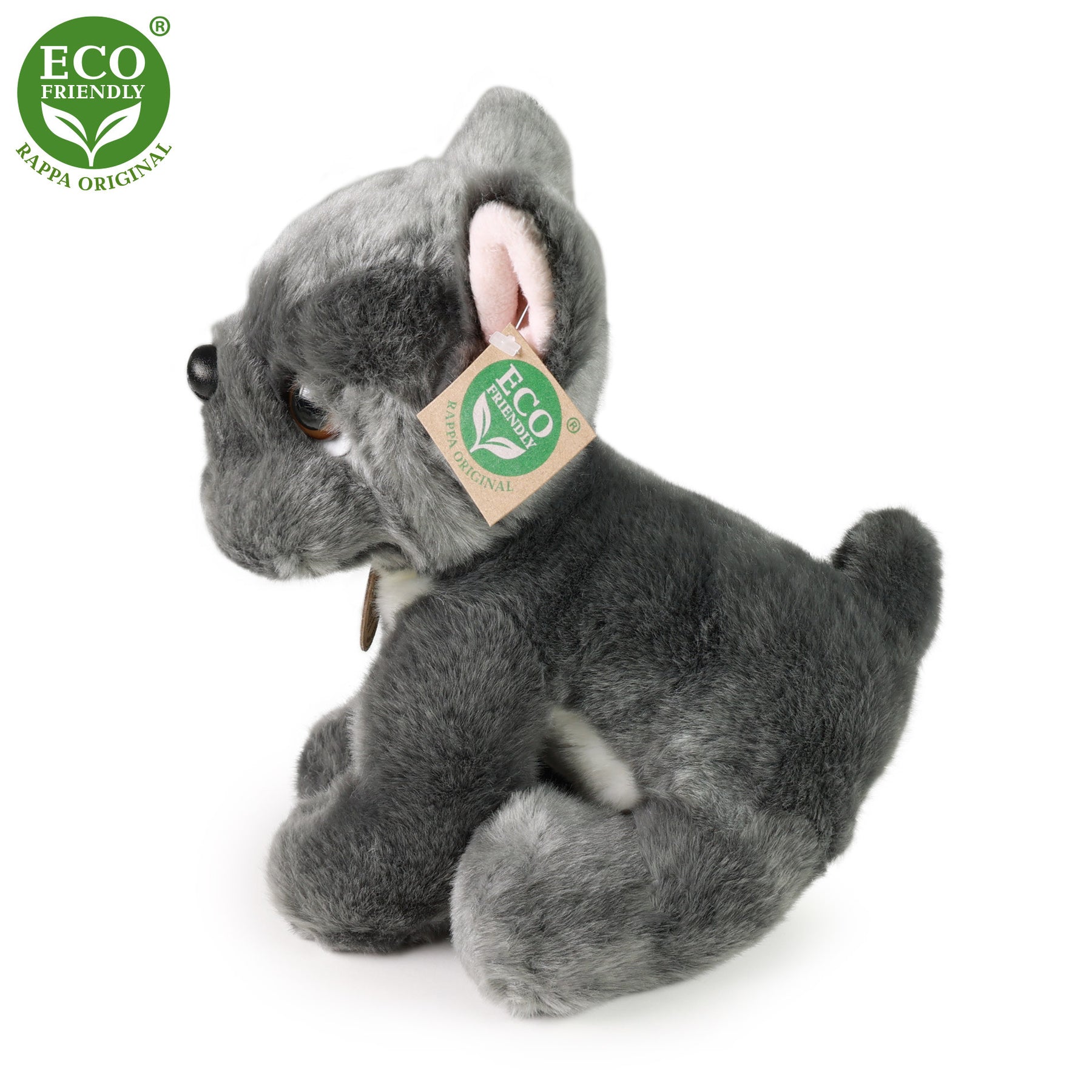 Rappa Eco Friendly Ranskan Bulldog Pehmolelu Istuva 26cm