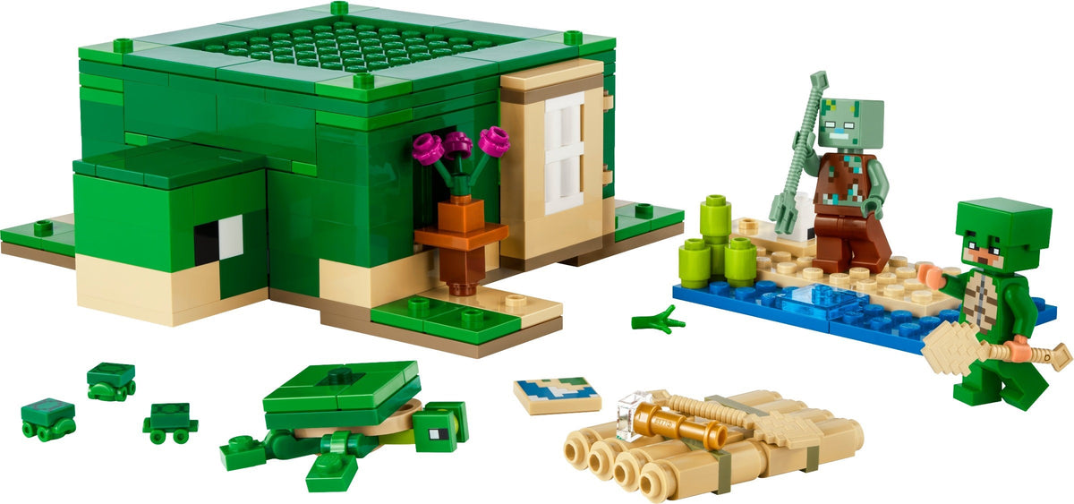 LEGO Minecraft 21254 Kilpikonnarannan Talo