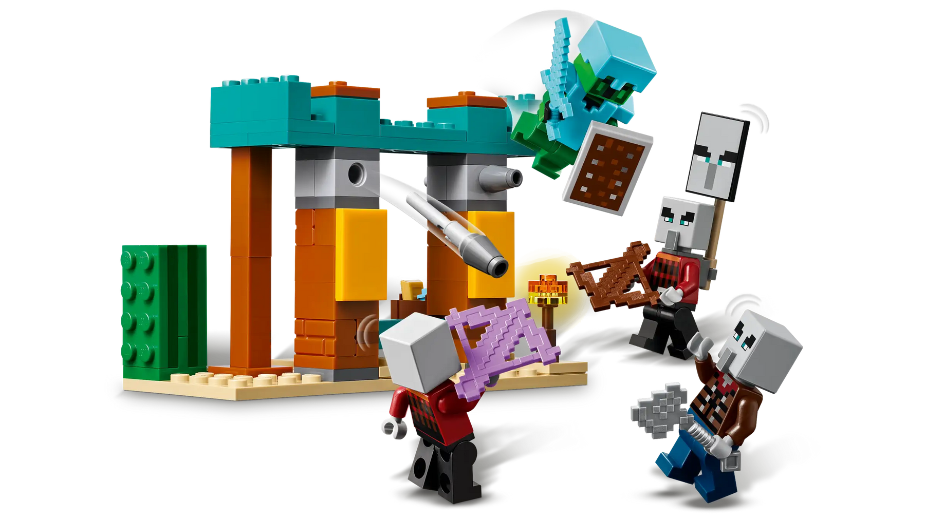 LEGO Minecraft 21267 Pahalaisten Aavikkopartio