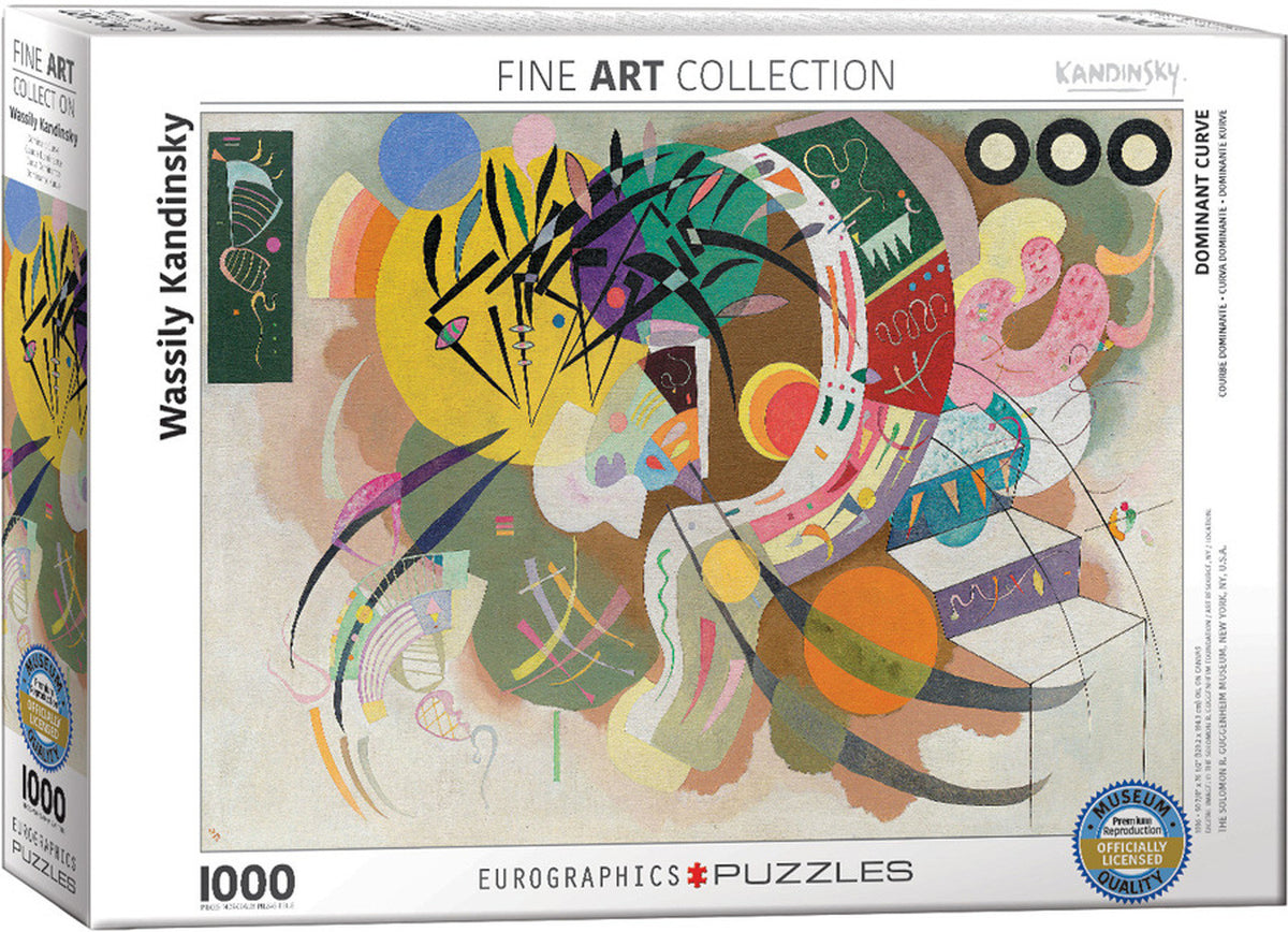 Eurographics Fine Art Collection 1000 Palan Palapeli Dominant Curve