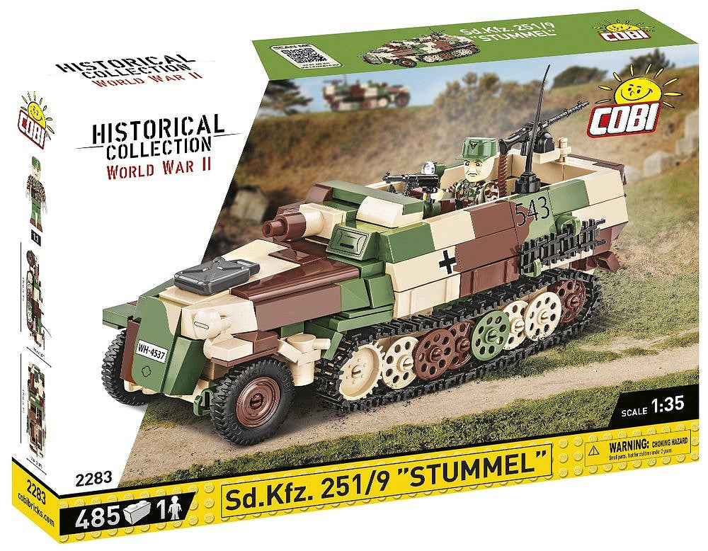 Cobi 2283 Sd.Kfz. 251/9 "Stummel" Koottava