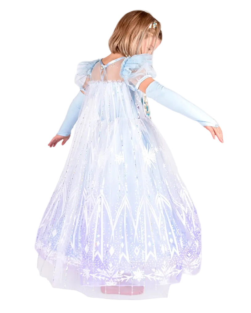 Den Goda Fen Jääprinsessa "Frozen" Mekko Sininen 134-140 cm