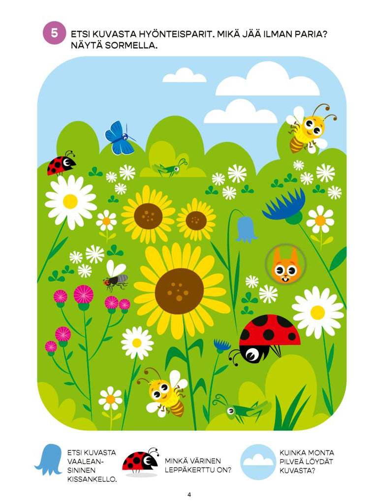 Oppi ja Ilo Minä Osaan Ensimmäiset Puuhatehtäväni 2-3v