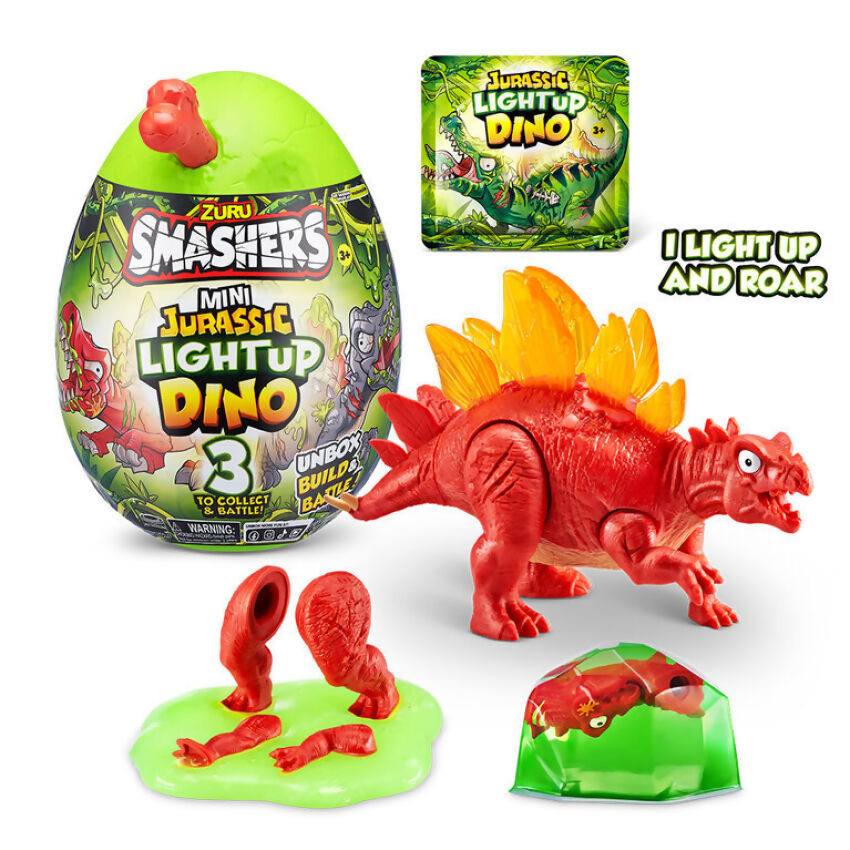 Zuru Smashers Mini Jurassic Light Up Dino