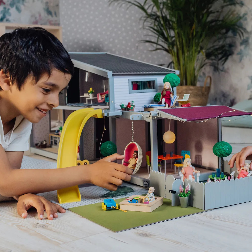 Lundby Nukkekodin Hiekkalaatikko ja Lelut