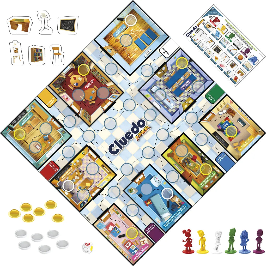 Cluedo Junior Lautapeli 2-in-1