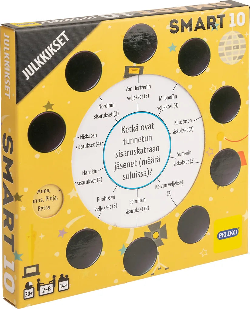 Smart10 Lisäkysymykset Julkkikset