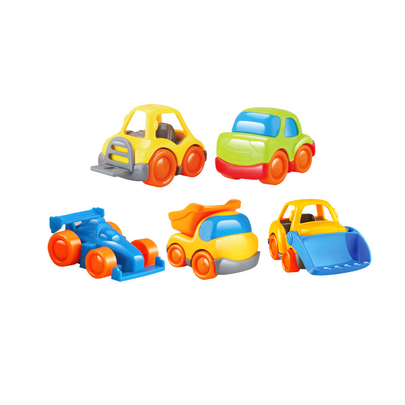 Kiddy Go Busy City Leikkiautot 5 kpl ja Leikkimatto