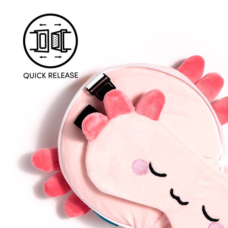 Relaxeazzz Adoramals Maddie the Axolotl Matkustustyyny/Silmikko