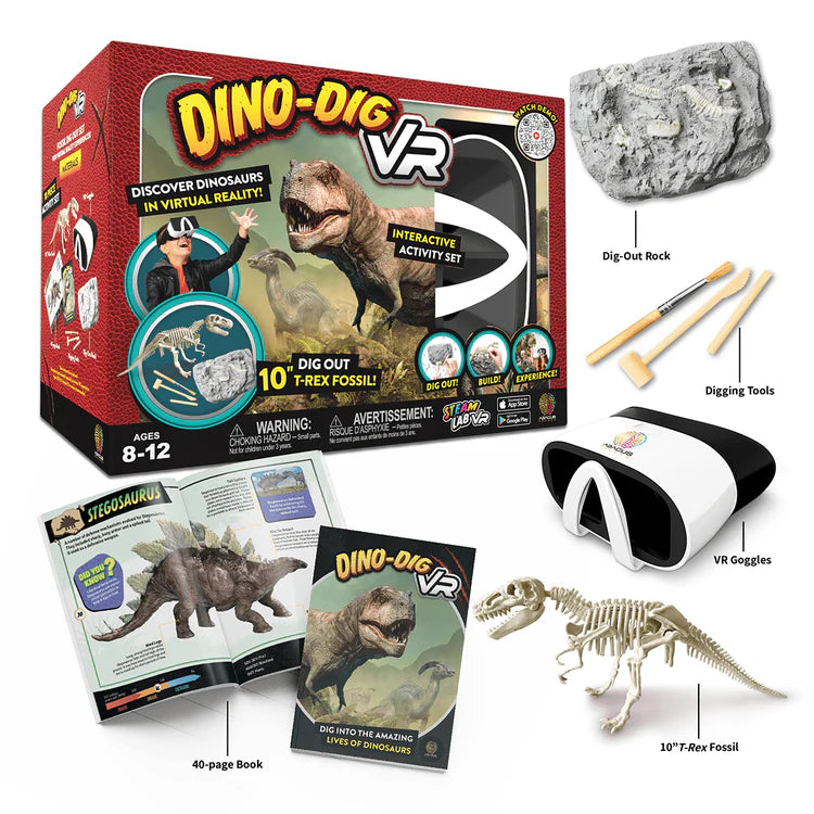 Abacus Interaktiivinen Puuhasetti VR Dinosaurusten Kaivaukset