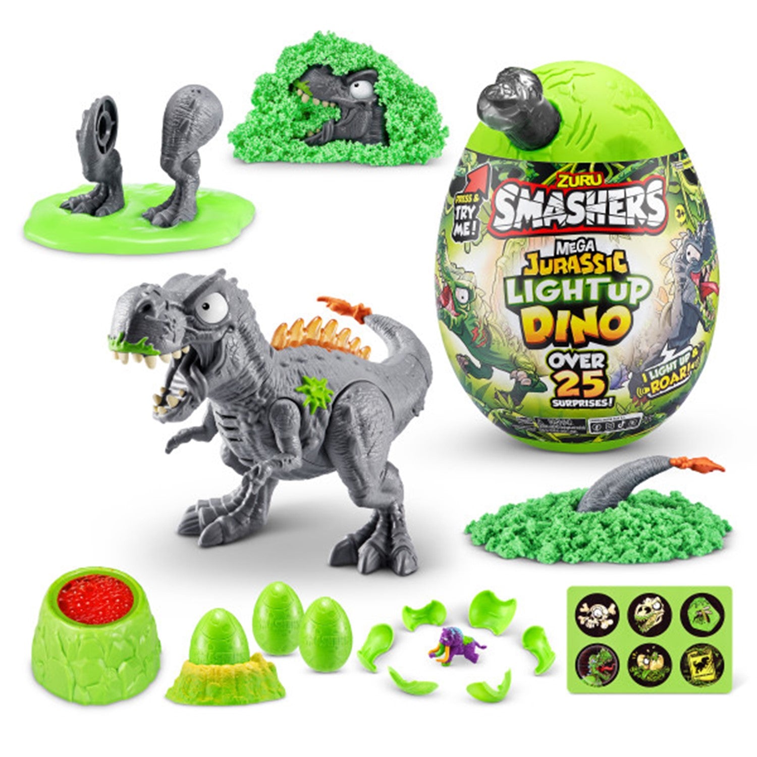Zuru Smashers Mini Jurassic Light Up Dino