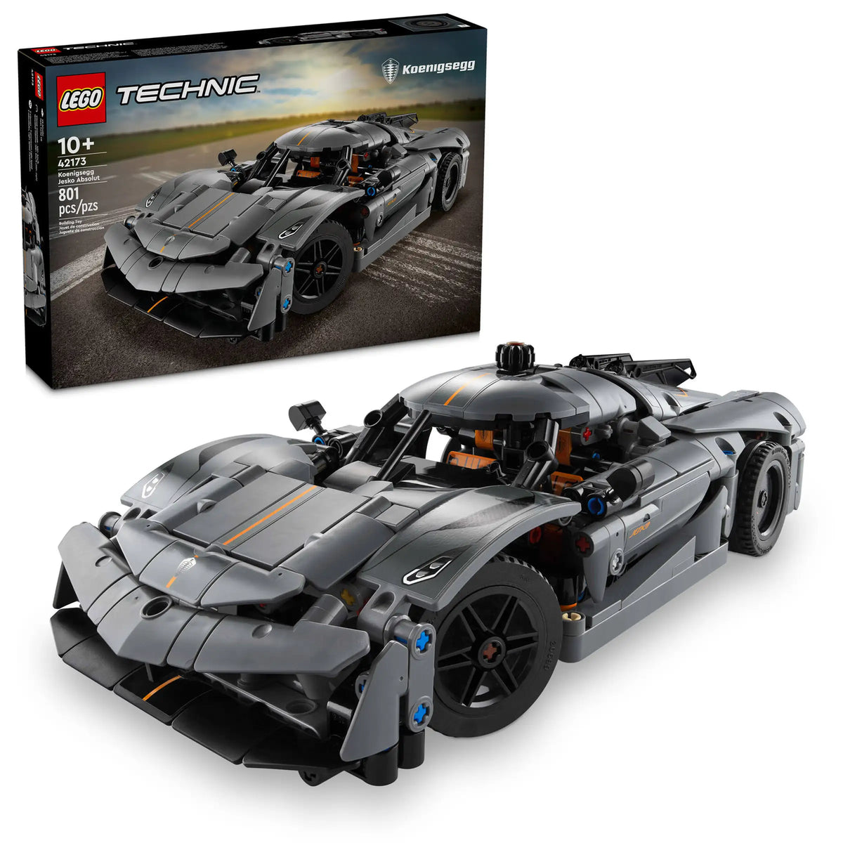 LEGO Technic 42173 Harmaa Hyperauto Koenigsegg Jesko Absolut