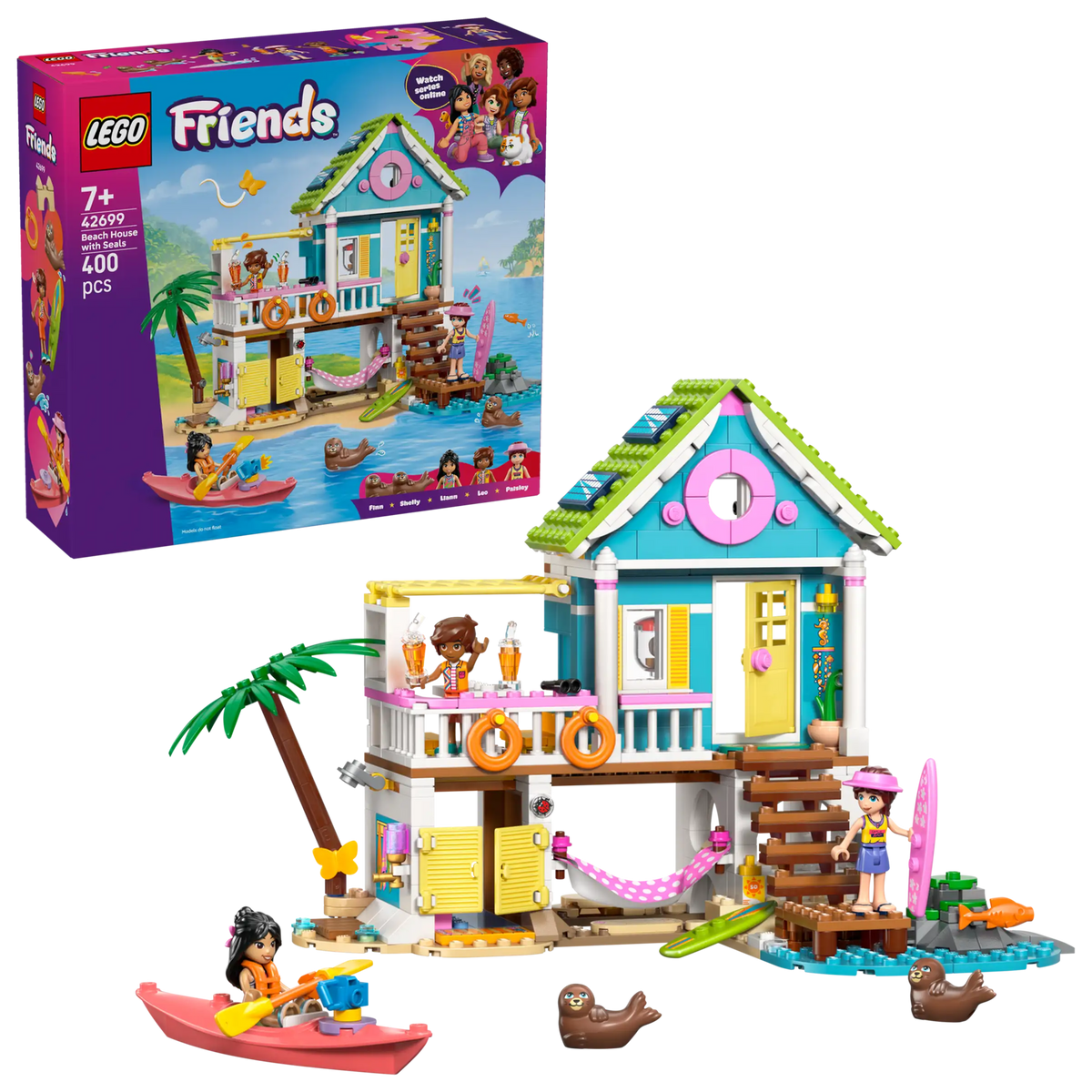 Lego Friends 42699 Rantahuvila ja Hylkeet