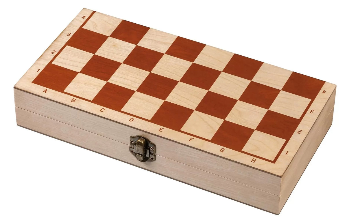 Philos Puinen Shakki Taitettavassa Laatikossa