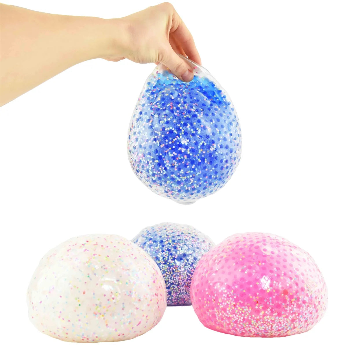 Squishball Jätti Glitter Pallo 15cm