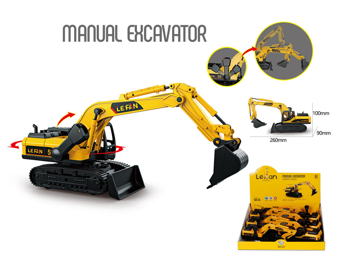 Kaivinkone Pyörivällä Hytillä ja Liikutettavalla Kauhalla 24 cm