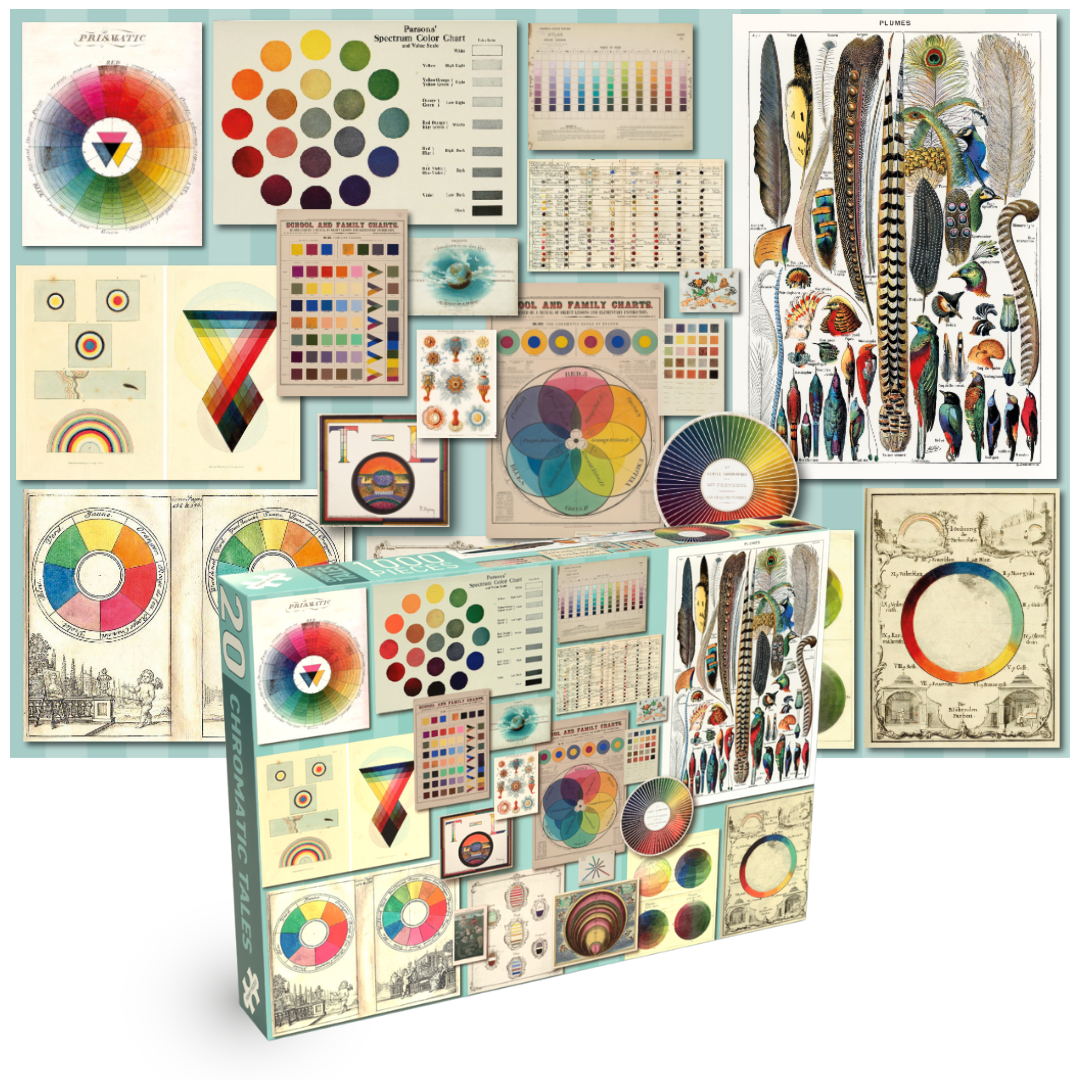 Penny Puzzles Chromatic Tales 1000 Palan Palapeli