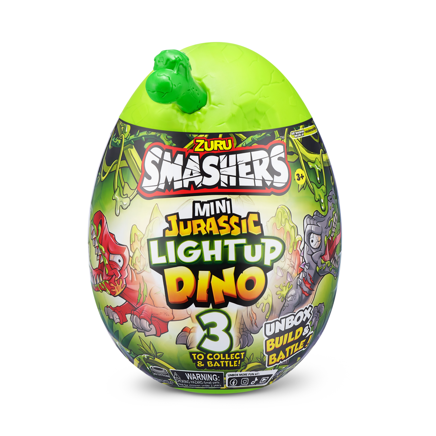 Zuru Smashers Mini Jurassic Light Up Dino