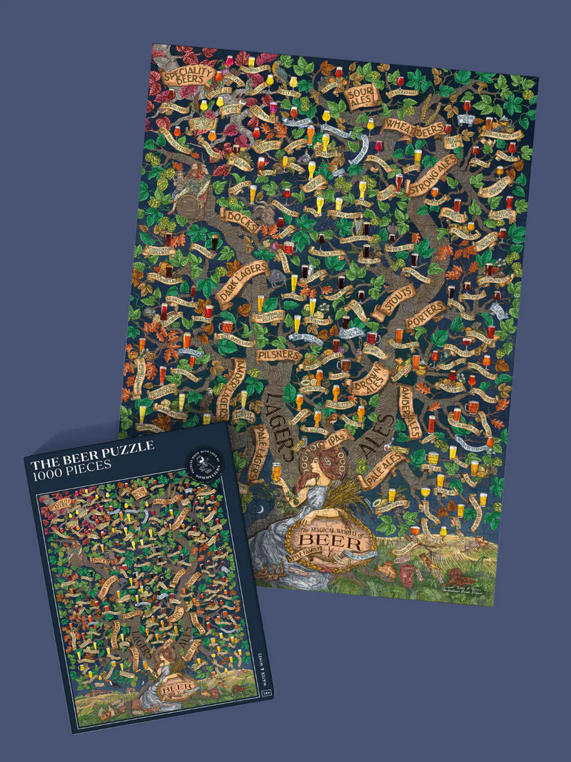 Water And Wines The Beer Puzzle 1000 Palan Palapeli