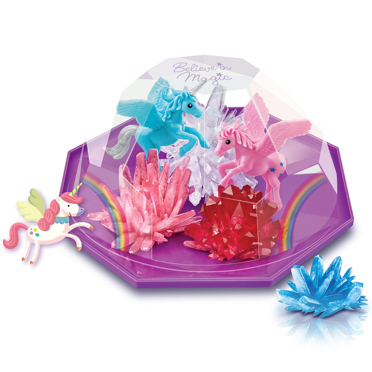 4M KidzLabs Crystal Growing Magical Unicorn Crystal Terrarium