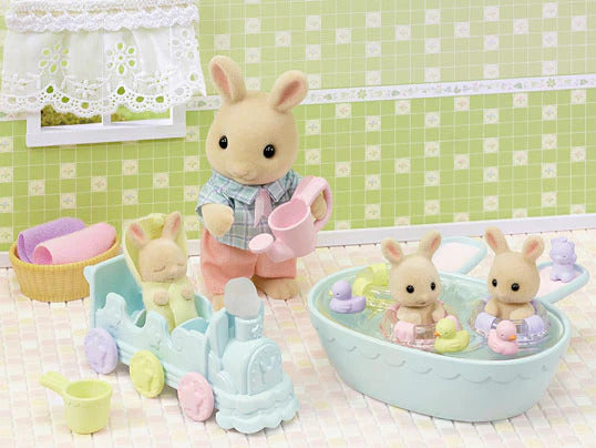 Sylvanian Families 5707 Kolmosten Kylpysetti