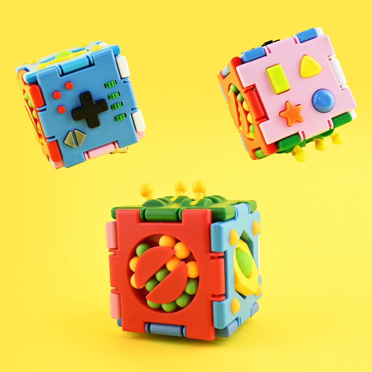 Monipuolinen Iso Fidget Kuutio