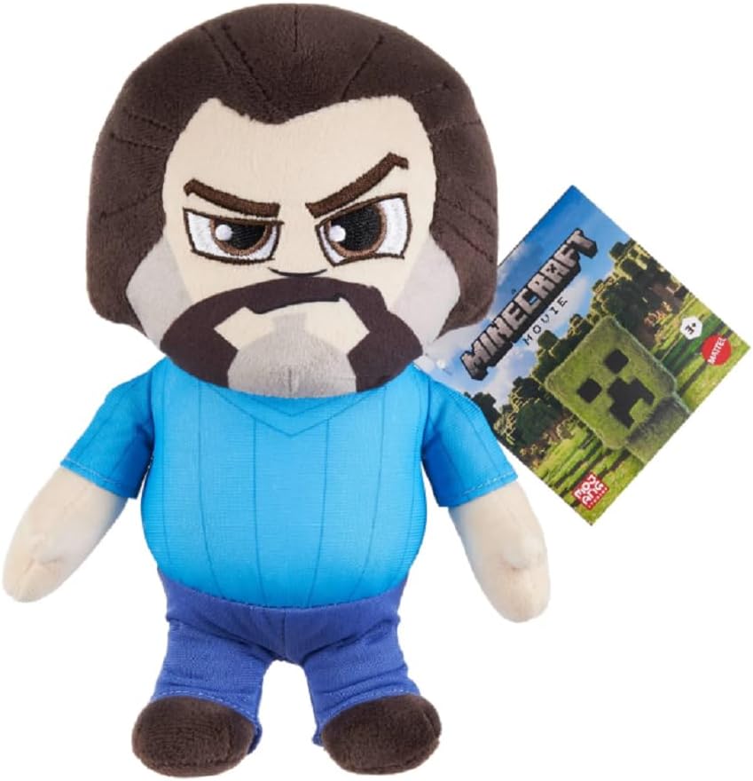 Minecraft Movie Steve Pehmolelu 25cm