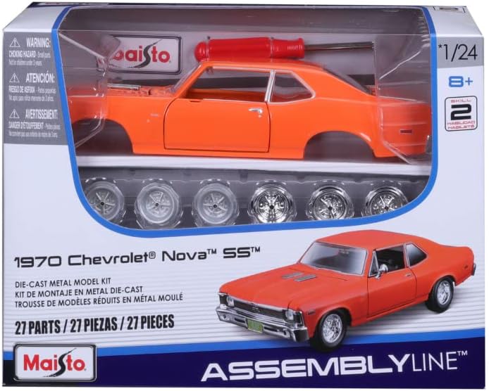 Maisto Auton Rakennussetti 1970 Chevrolet Nova SS