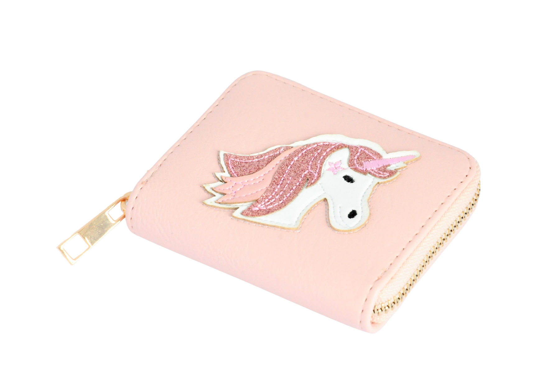 KiS Me Lasten Lompakko Glitter Yksisarvisella Vaaleanpunainen 11x9 cm