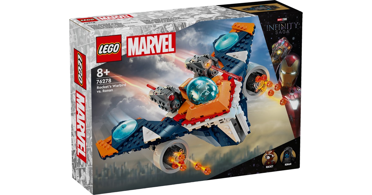 LEGO® Marvel 76278 Rocketin Warbird Vastaan Ronan