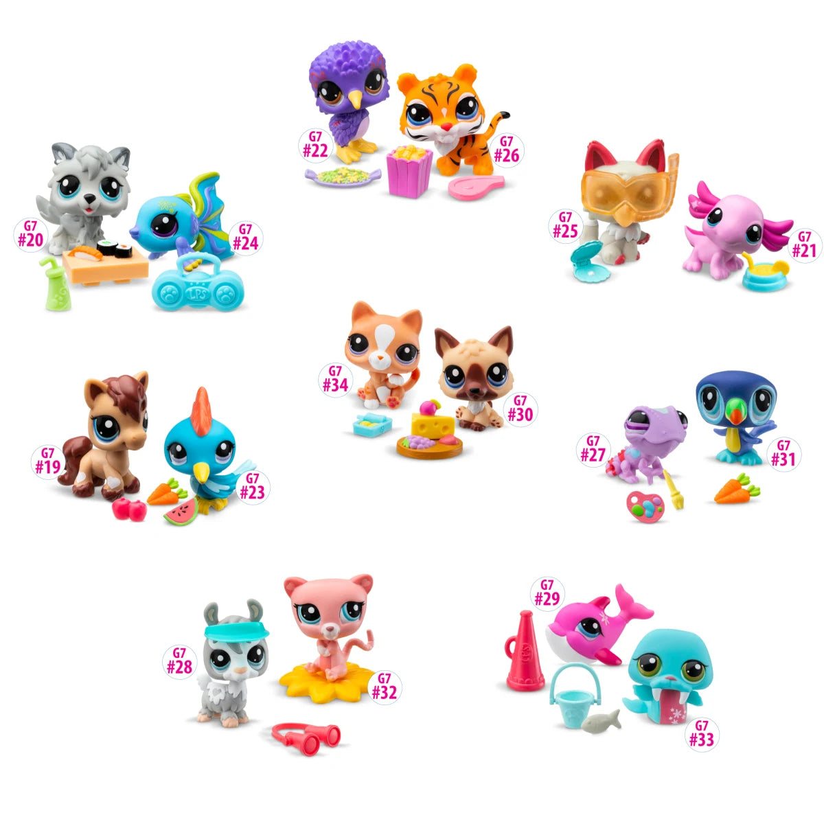 Littlest PetShop Hahmopakkaus 2 kpl Lajitelma